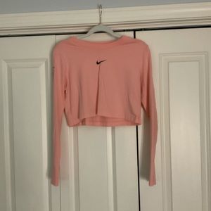 Nike long sleeve crop top